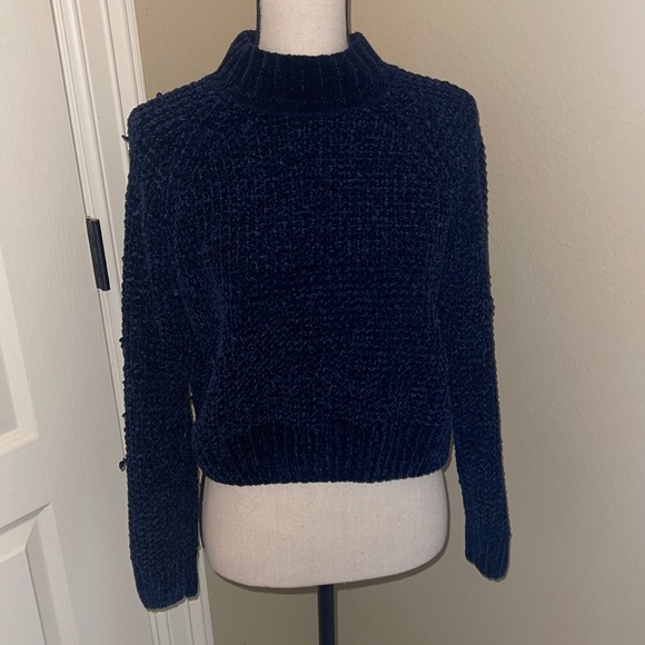 Divided Sweaters - Blue soft sweater H&M